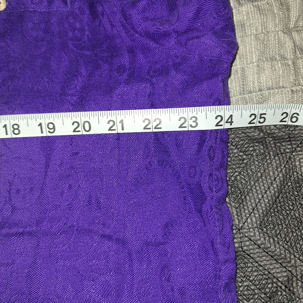 Chico's Design Purple Suttle Pattern Button Down … - image 8